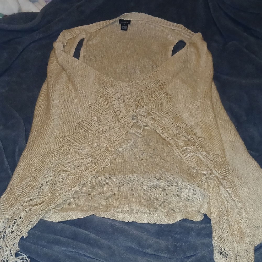 Rue21 Light Brown Women's Poncho